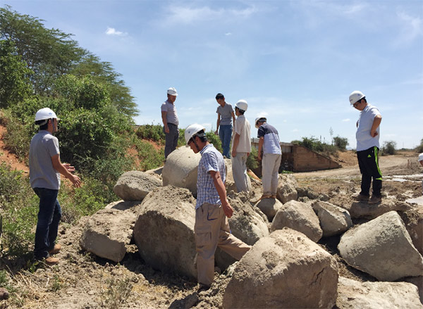 SG胜游智能入岩神器在东非肯尼亚获赞，人好设备好