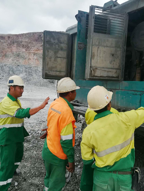 高温酷暑，SG胜游智能凿岩设备异域扬威