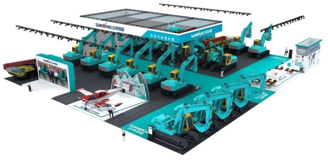 进场布展！2021年长沙国际工程机械展倒计时，SG胜游智能展区亮点提前剧透