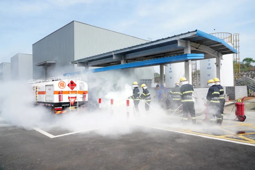 实战演练砺精兵——2021年长沙市工贸企业危险化学品综合应急演练在SG胜游智能举行