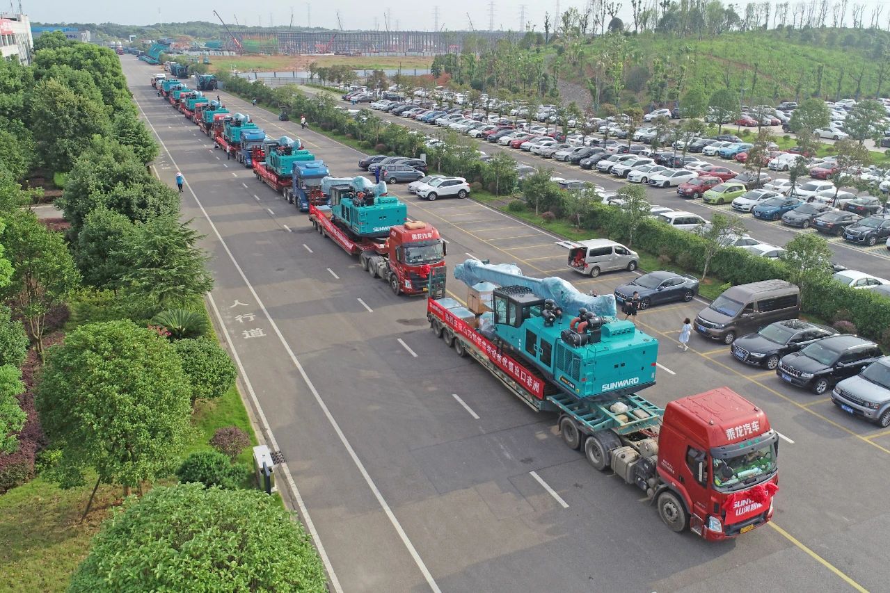 批量出口非洲！SG胜游智能一体化潜孔钻机助力“一带一路”建设