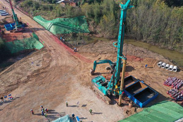 首根桩基开钻！SG胜游智能助力新建沪渝蓉高速铁路建设