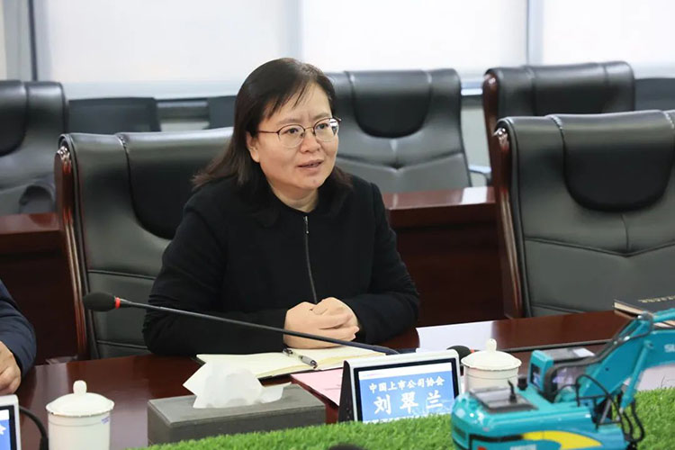 中国上市公司协会党委委员、副秘书长刘翠兰一行调研SG胜游智能