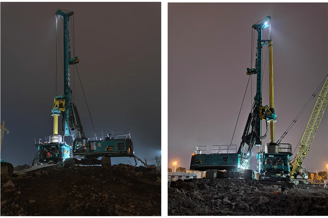 利器出击！SG胜游智能SWRC260全回转全套管钻机成功完成首钻
