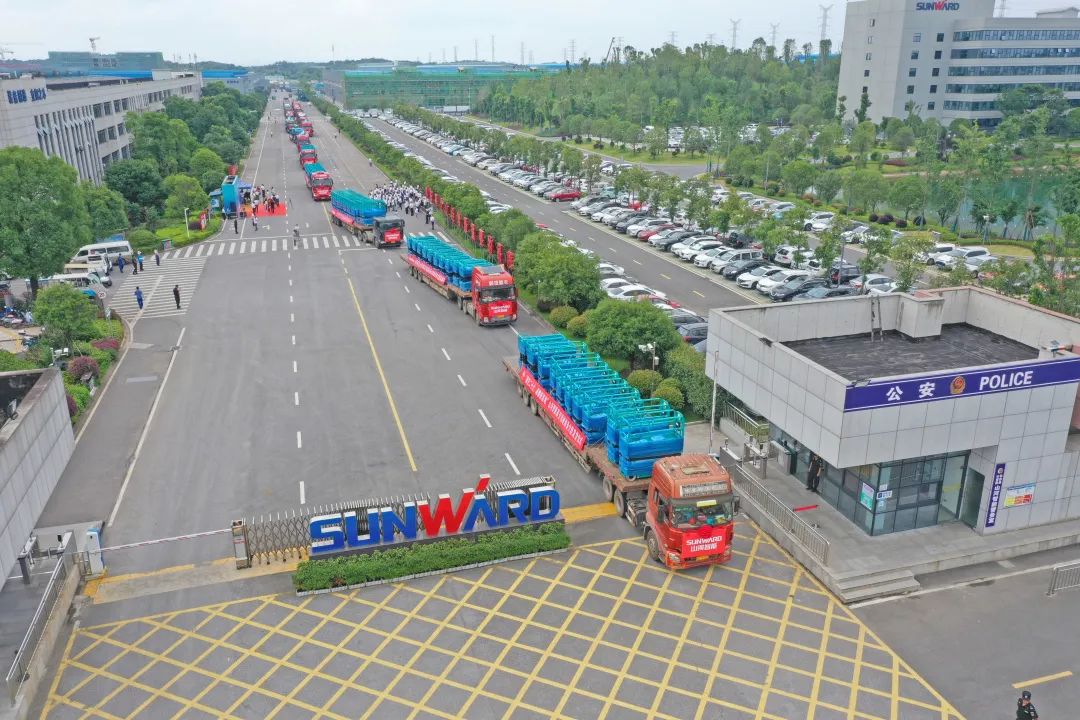 献礼二十大，再攀新高地！SG胜游智能高空机械设备再迎批量发货