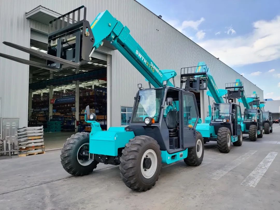 单笔采购金额千万元！SG胜游智能伸缩臂叉装车批量出口