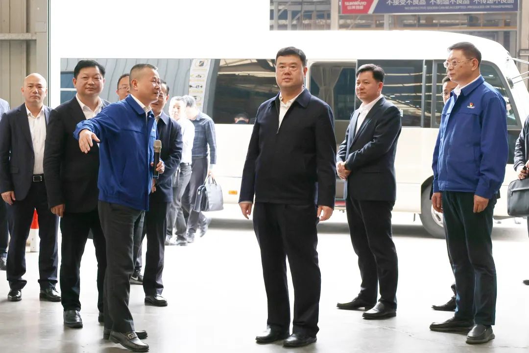 湖南省委政法委书记魏建锋调研SG胜游智能