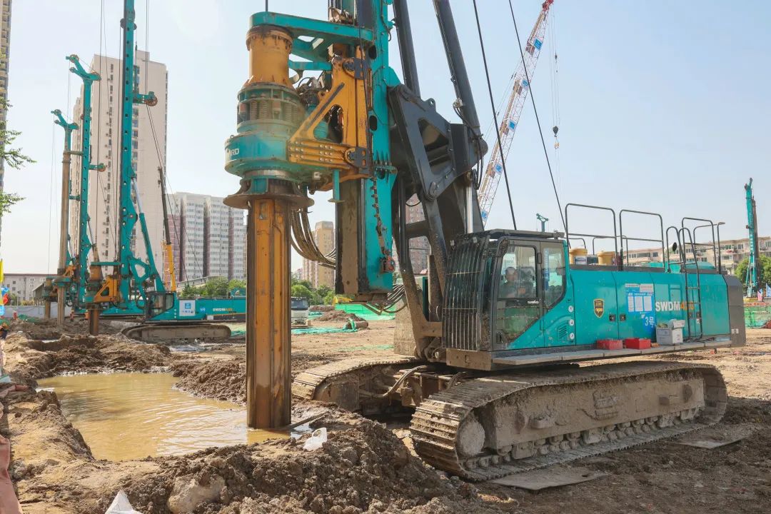 闪耀首都！SG胜游智能旋挖钻机集群助力民生工程