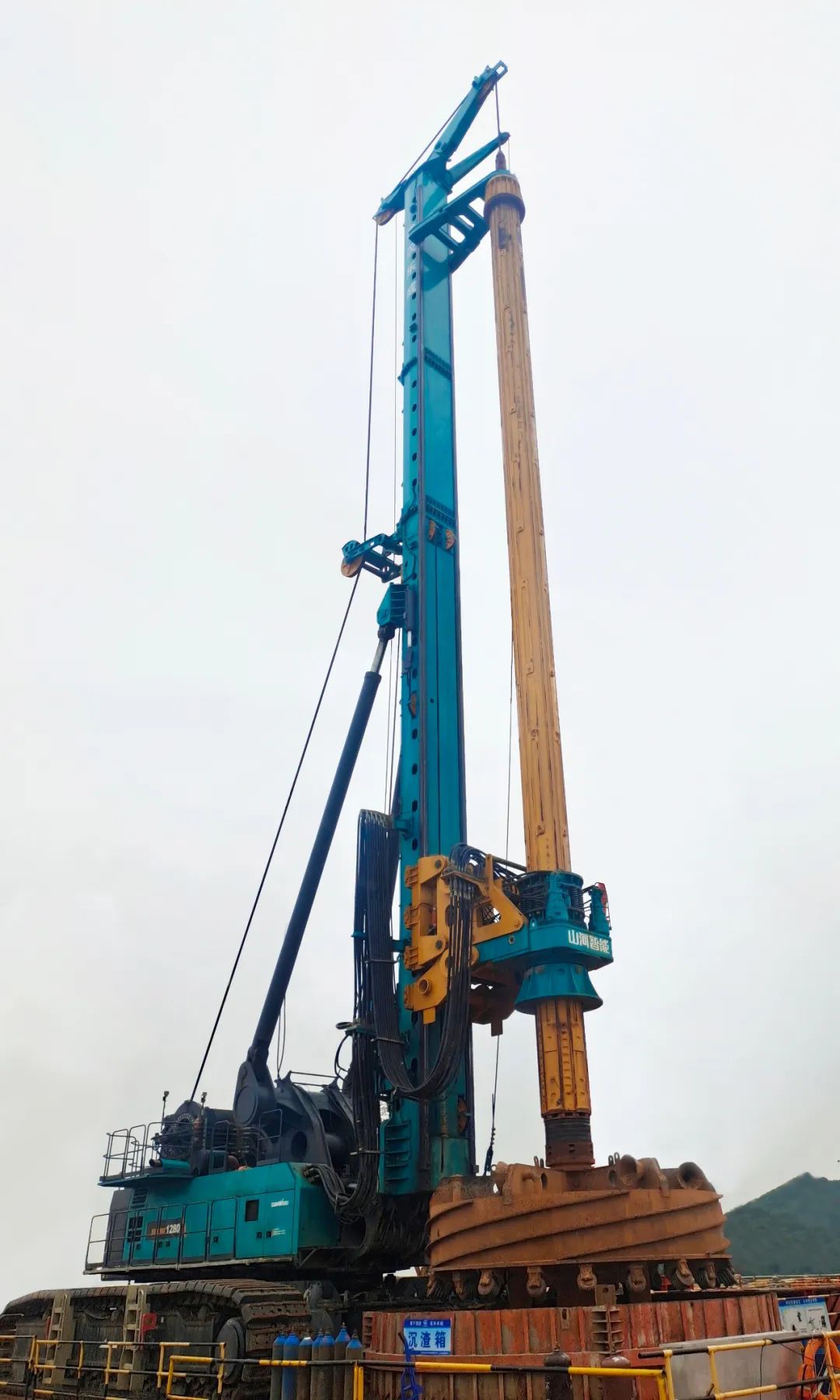 新战绩+1！SG胜游智能超级旋挖钻机创6.3米直径钻孔新纪录