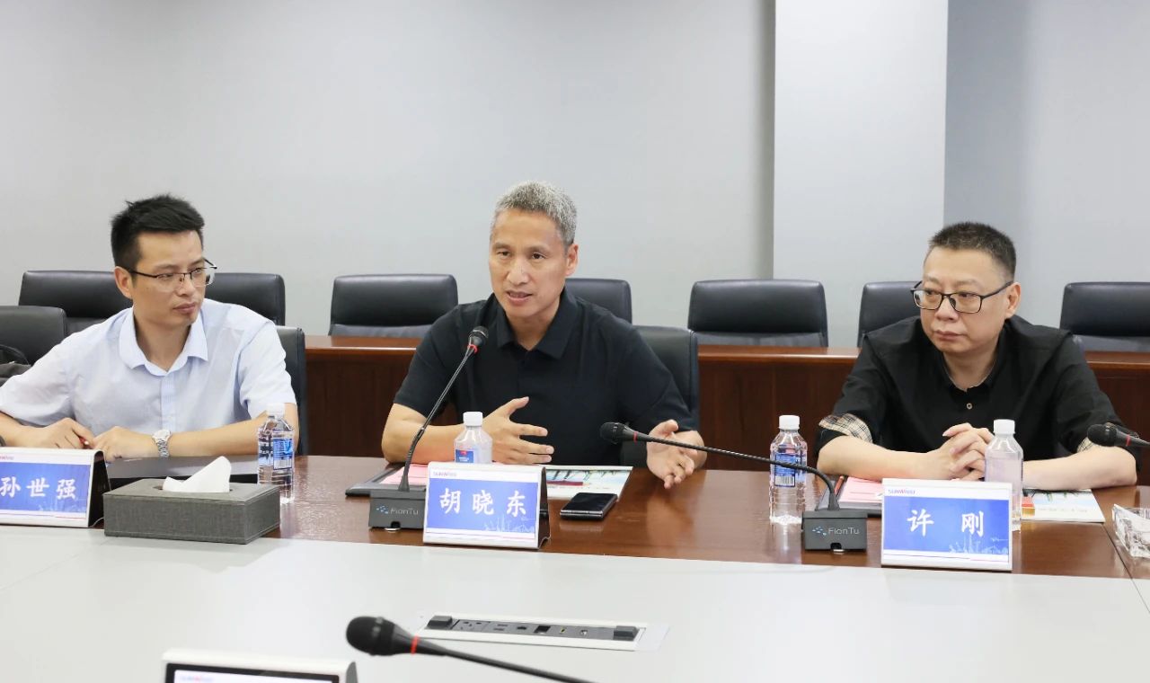 永青科技集团董事长胡晓东带队到访SG胜游智能