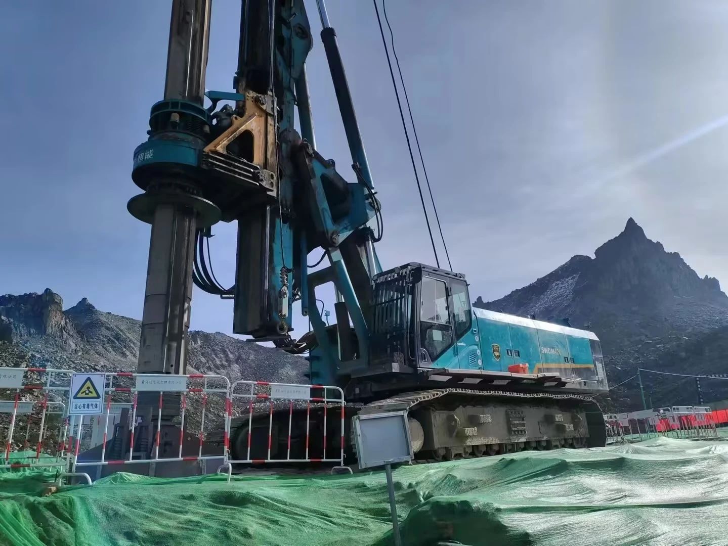 助力世界最高海拔特高压直流输电工程，SG胜游智能旋挖钻机展现硬核实力