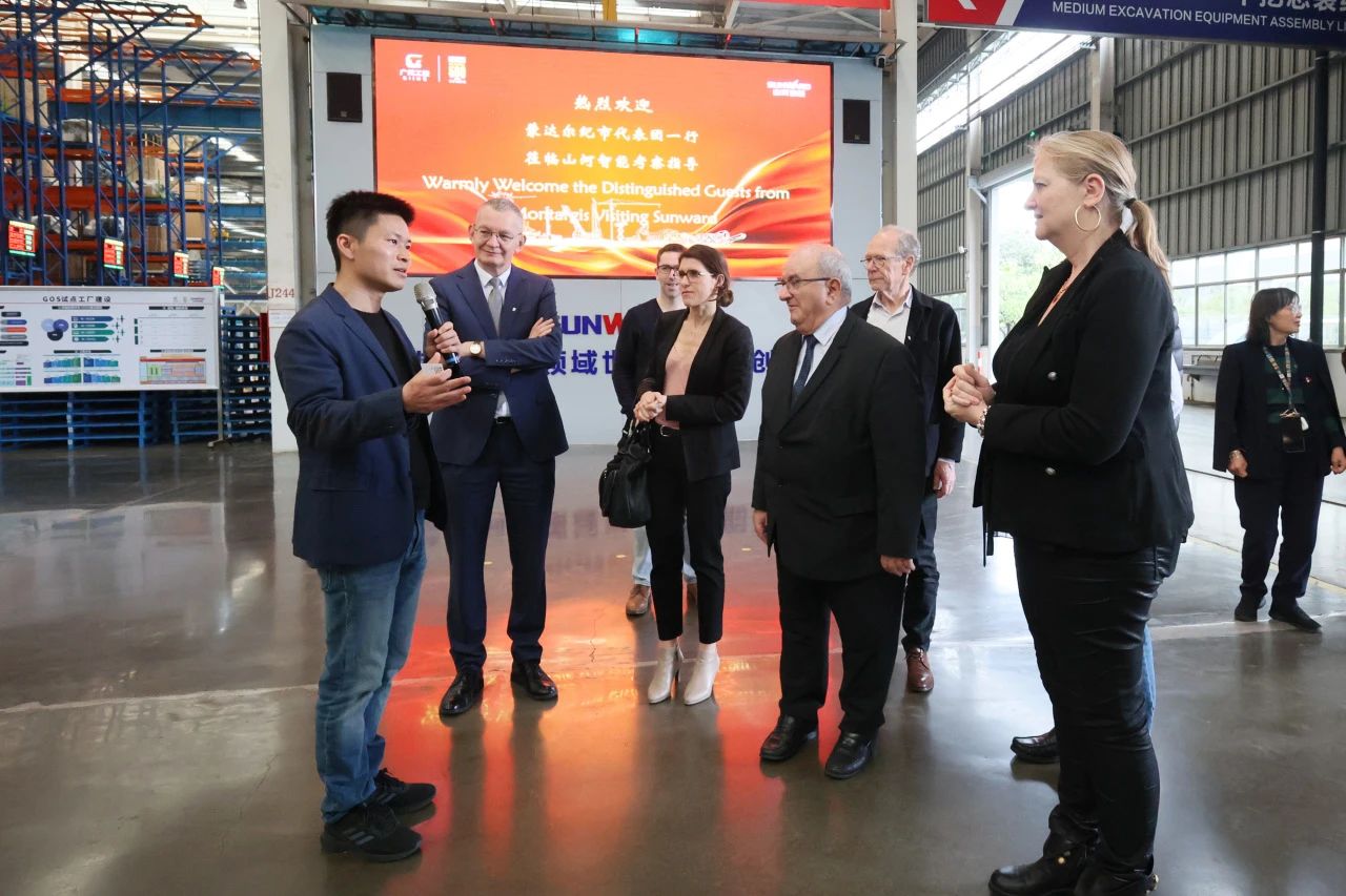 蒙达尔纪市代表团一行考察SG胜游智能