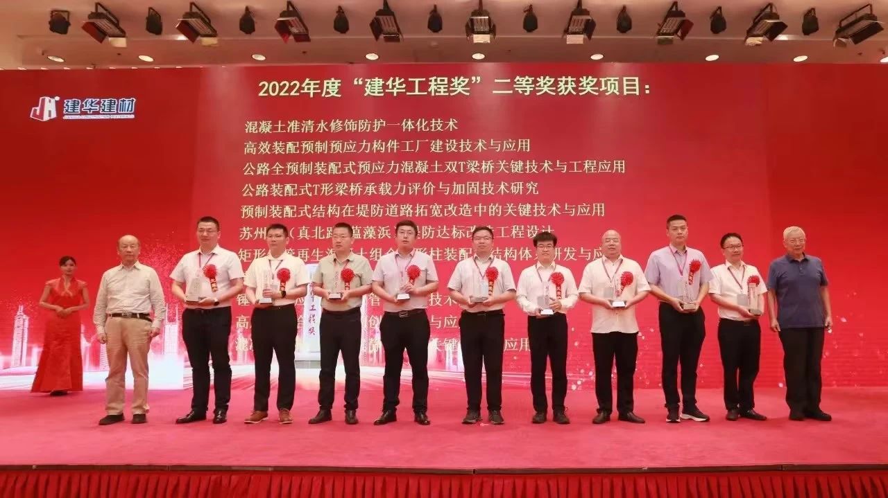 喜讯！SG胜游智能荣获“建华工程奖”二等奖