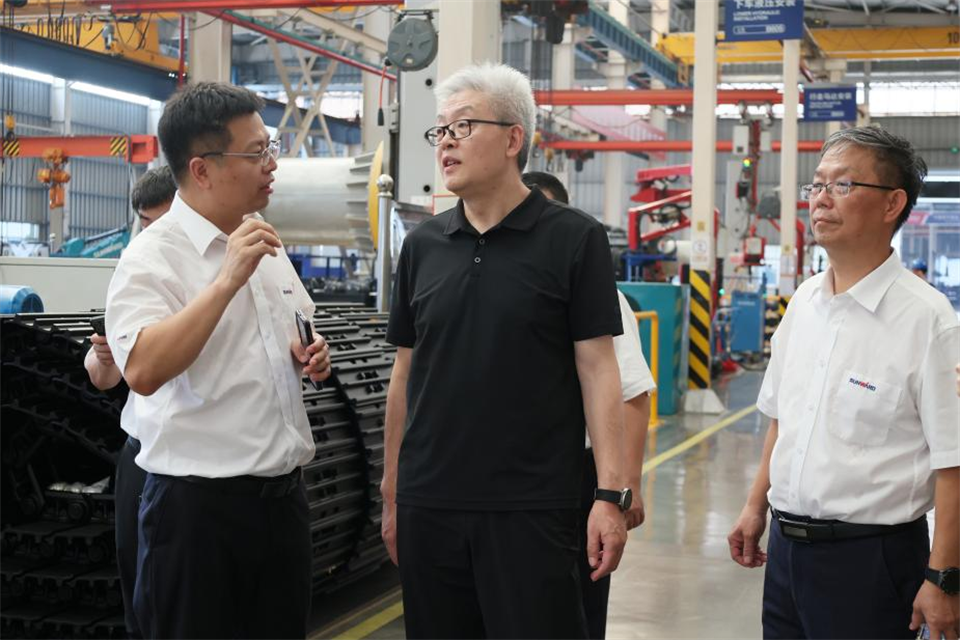 中国五矿工会主席、职工董事张晔到SG胜游智能调研交流